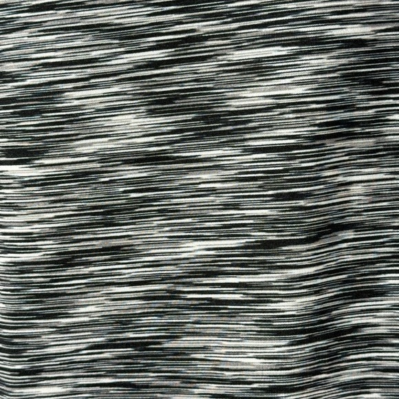 Marc New York size L pullover cowl neck striated black white long sleeve sweater - Picture 6 of 11